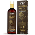 Wow Skin Science Bhringraj Hair Oil With Comb Applicator | Grocsy
