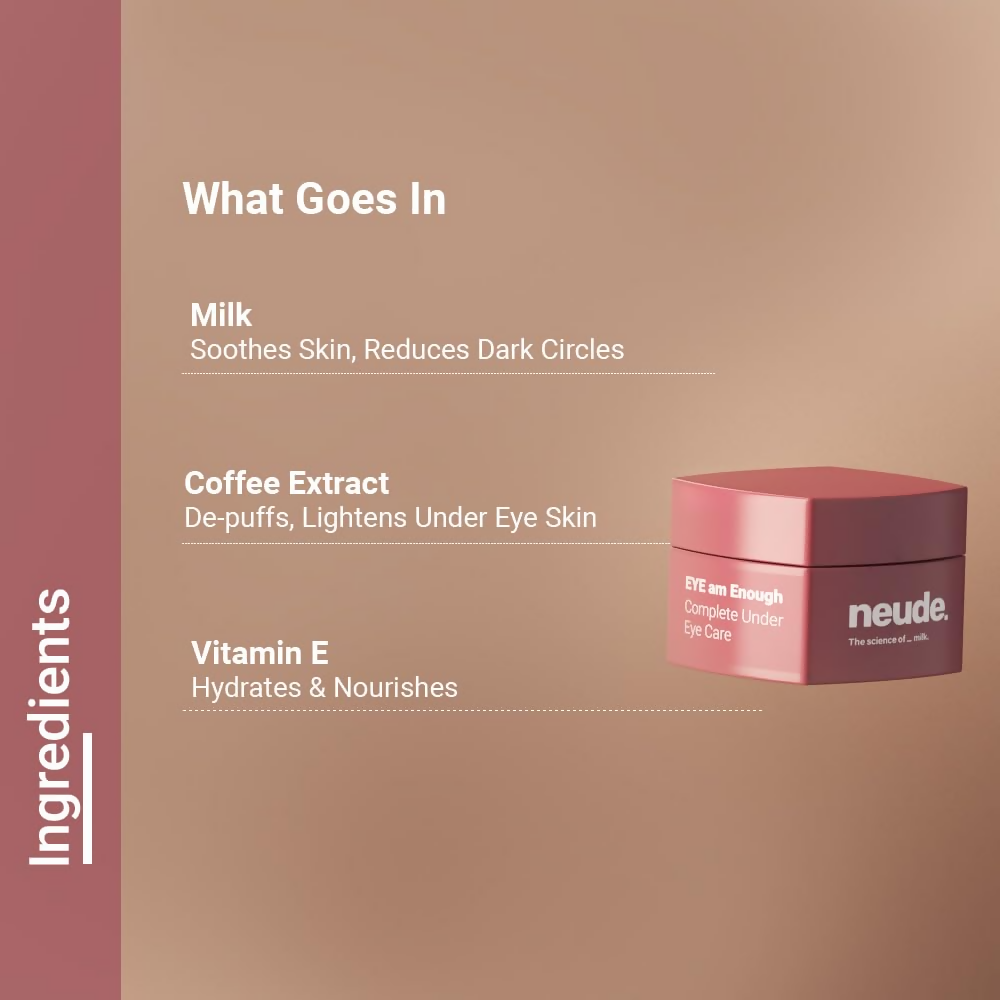 Neude Eye Am Enough Under Eye Cream | Grocsy