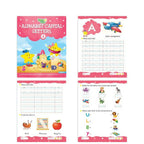 Rising Star Fun Learning Nursery Books Set of 6| Ages 4-5 Years| Alphabet, Cursive & Pattern Writing, Numbers, Colouring, Rhymes & Stories Book | Grocsy