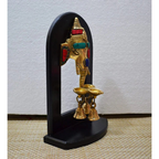CraftVatika Handwork Ganesha Wall Hanging With Oil Lamp | Grocsy