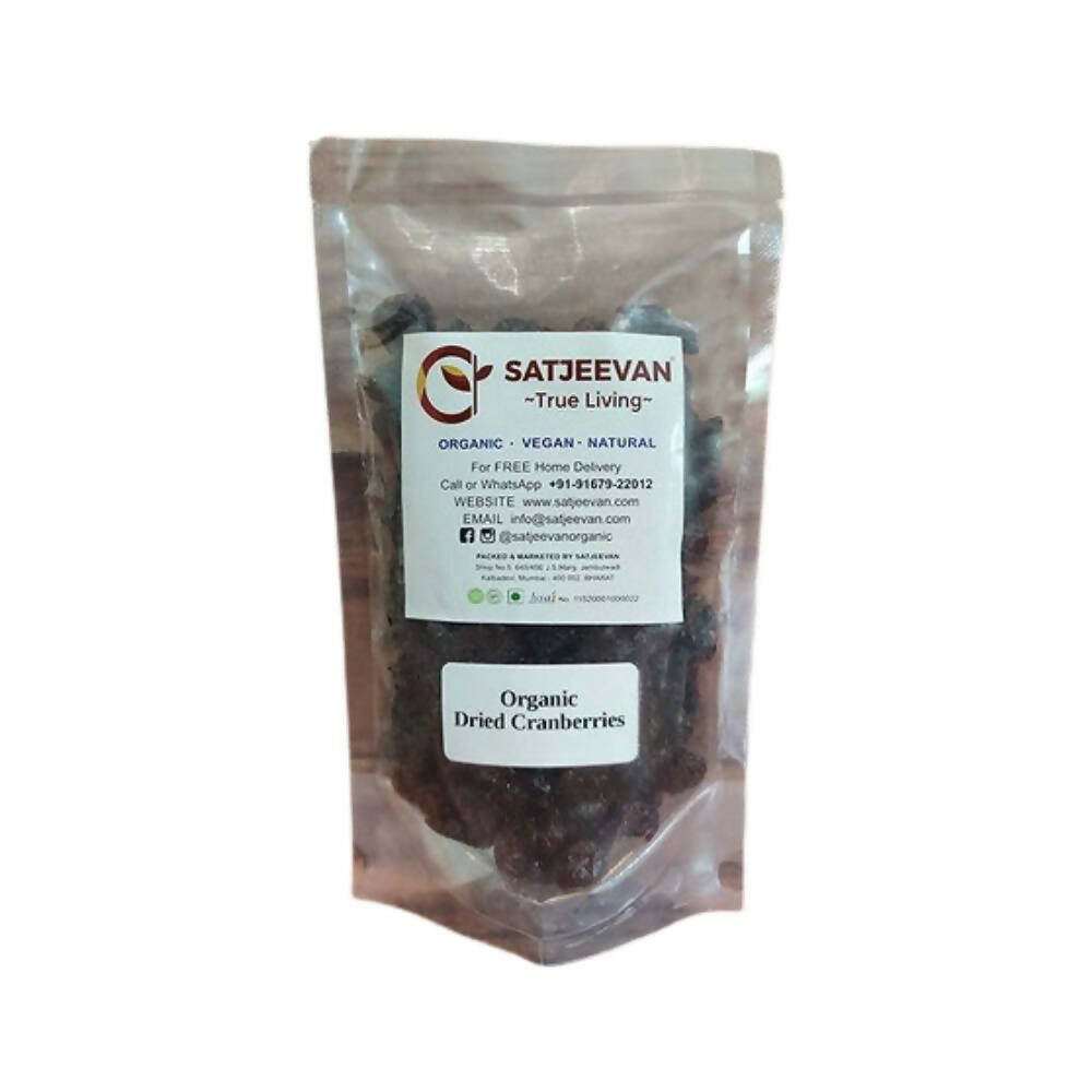Satjeevan Organic Dried Cranberries | Grocsy