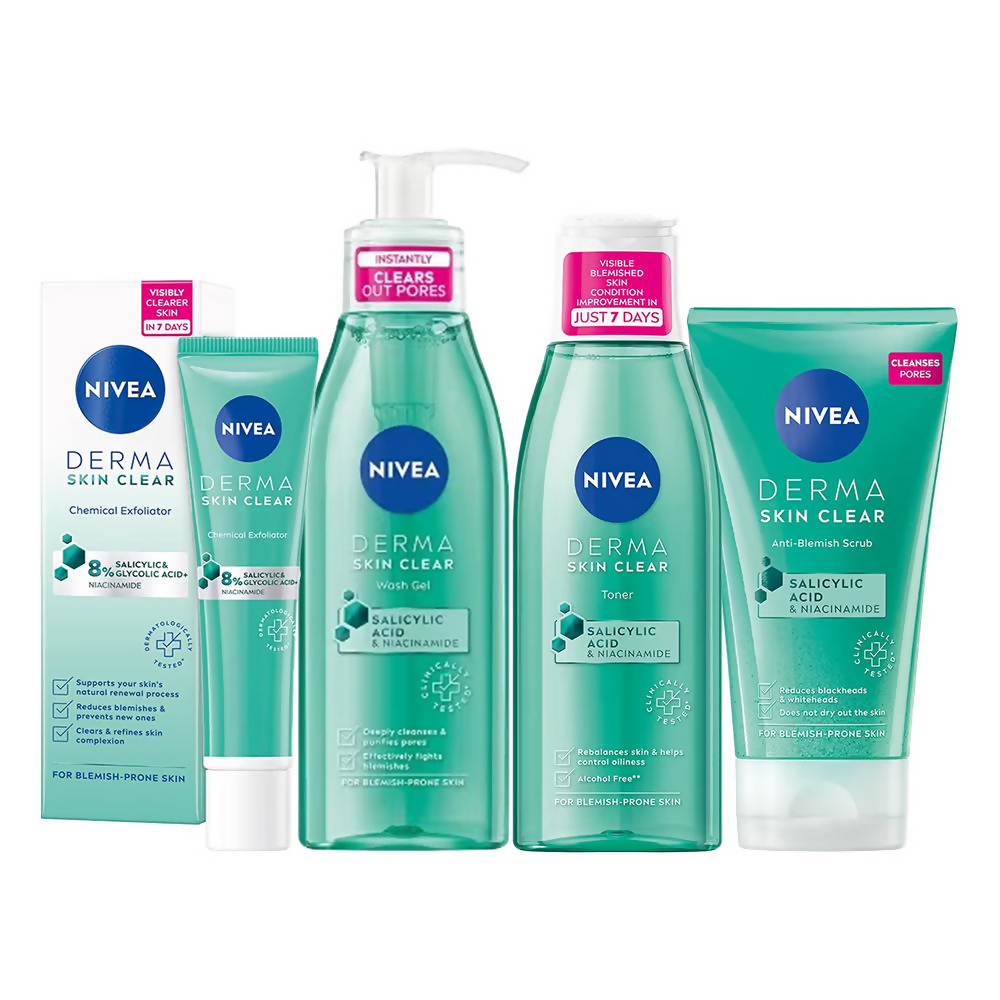 Nivea Derma Skin Clear Regime Combo | Grocsy