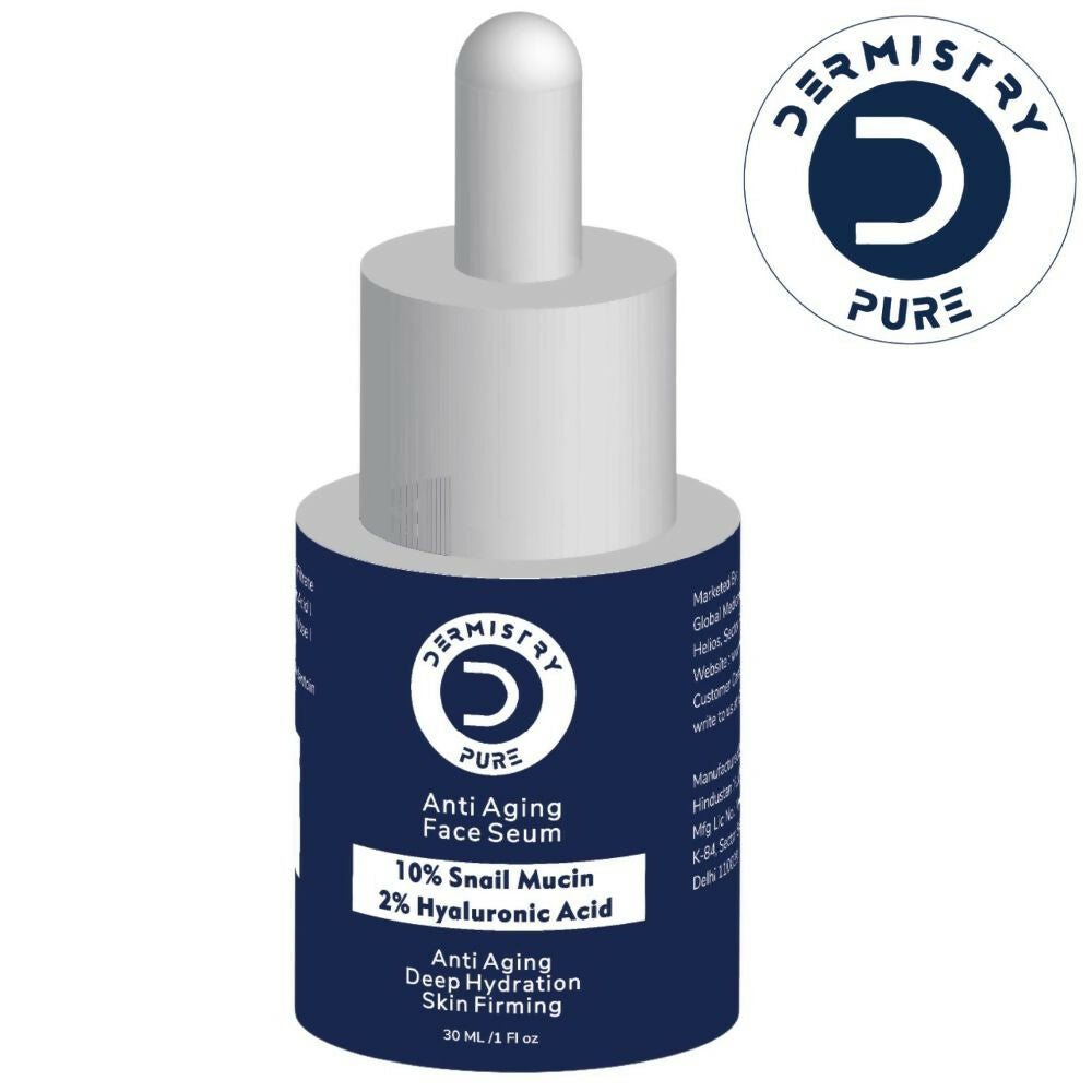 Dermistry Pure 10% Snail Mucin 96 Peptide Anti-Ageing Moisturizer Skin Firming Tightening Face Serum | Grocsy