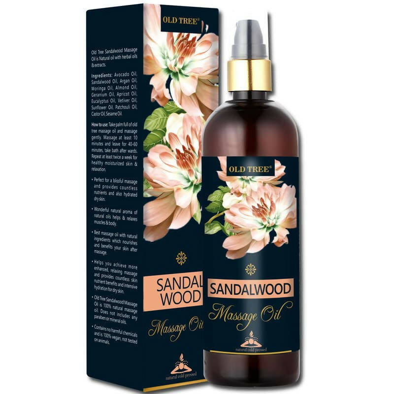 Old Tree Sandalwood Body Massage Oil | Grocsy