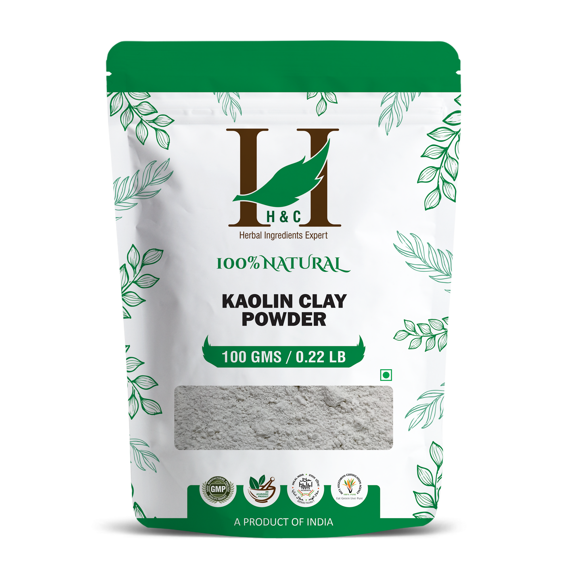 H&C Herbal Kaolin Clay Powder | Grocsy