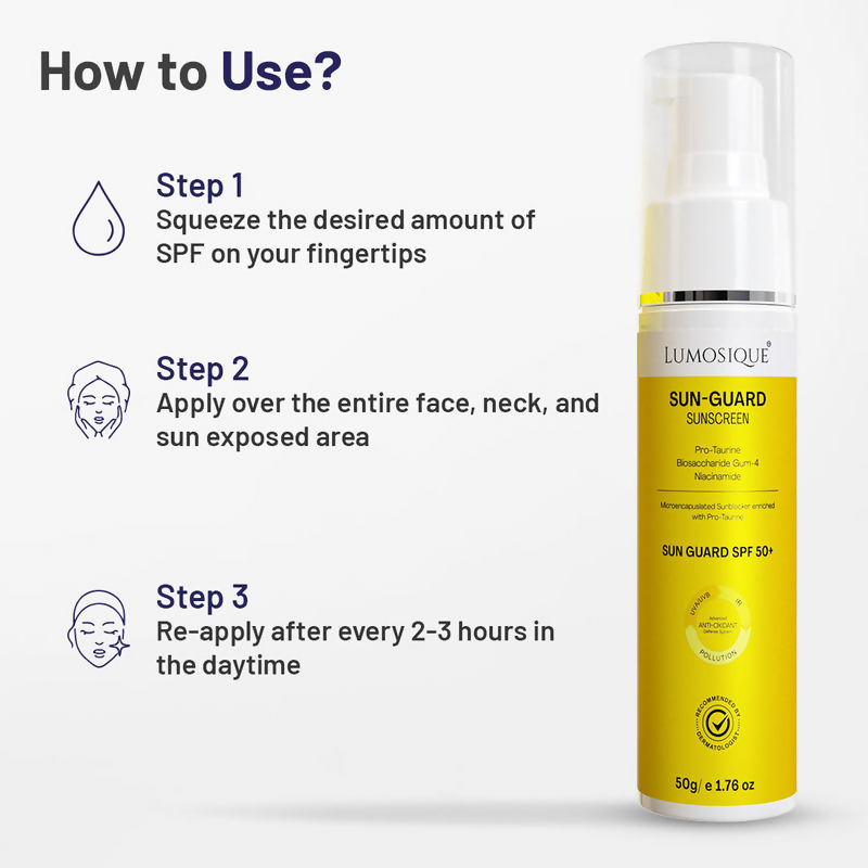 Lumosique Sun Guard Sunscreen Spf 50+ | Grocsy