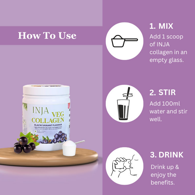 Inja Veg Collagen - Blackcurrant | Grocsy