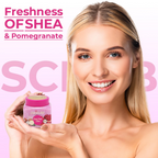 Pearlville Super Foods Collection Pomegranate Shea Butter Body Polish Scrub | Grocsy