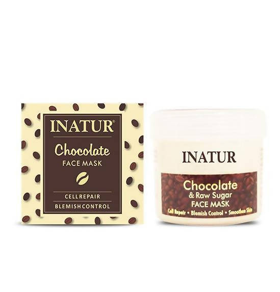 Inatur Chocolate & Raw Sugar Face Mask | Grocsy