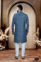 Joban Fashion Men's Blue TR Kurta with Pyjama | Grocsy