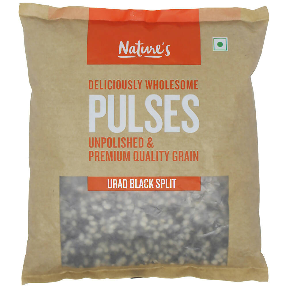 Nature's Urad Black Split Dal | Grocsy