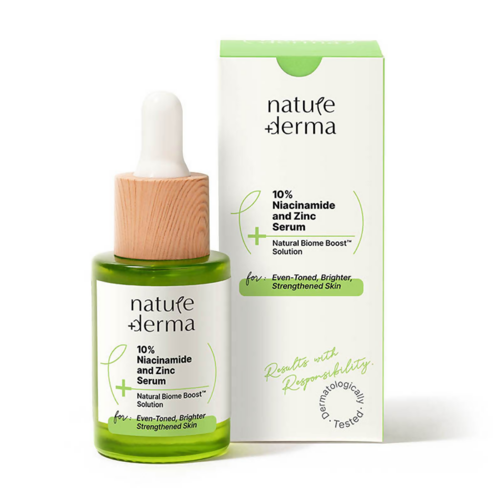 Nature Derma 10% Niacinamide & Zinc Serum | Grocsy