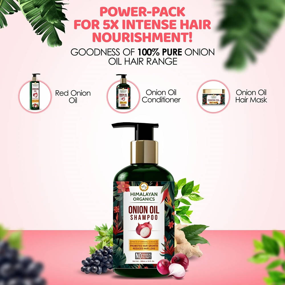 Himalayan Organics Onion Oil Shampoo | Grocsy