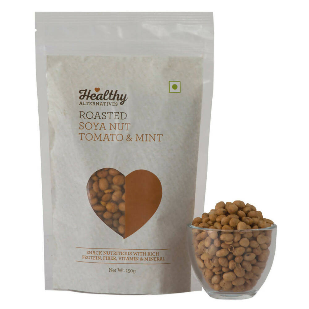 Healthy Alternatives Roasted Soya Nut with Tomato & Mint | Grocsy