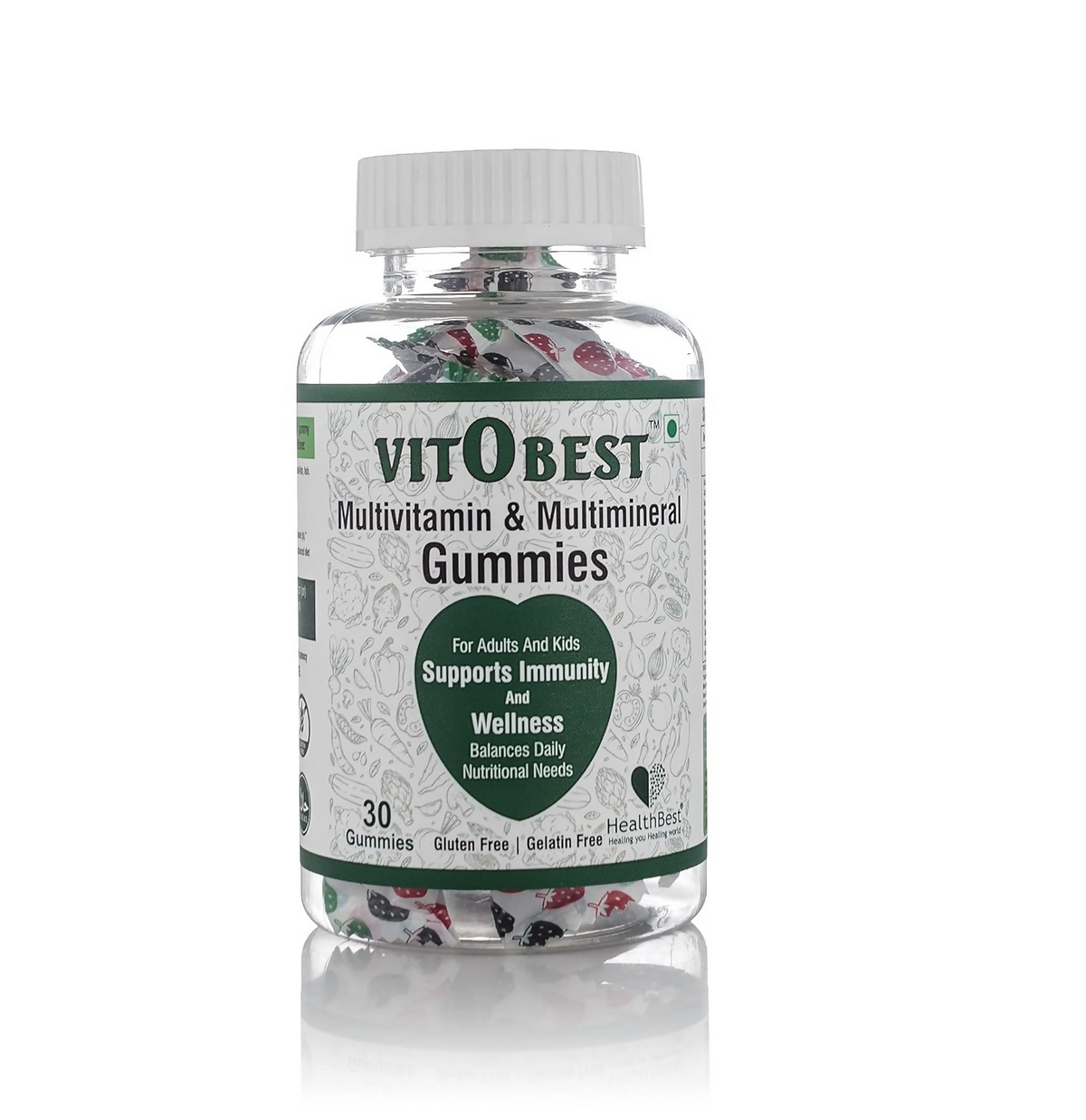 HealthBest Multivitamin Gummies for Men & Women | Grocsy