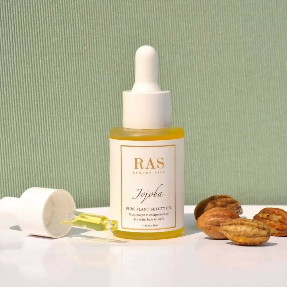 Ras Luxury Oils Jojoba Pure Plant Beauty Oil | Grocsy
