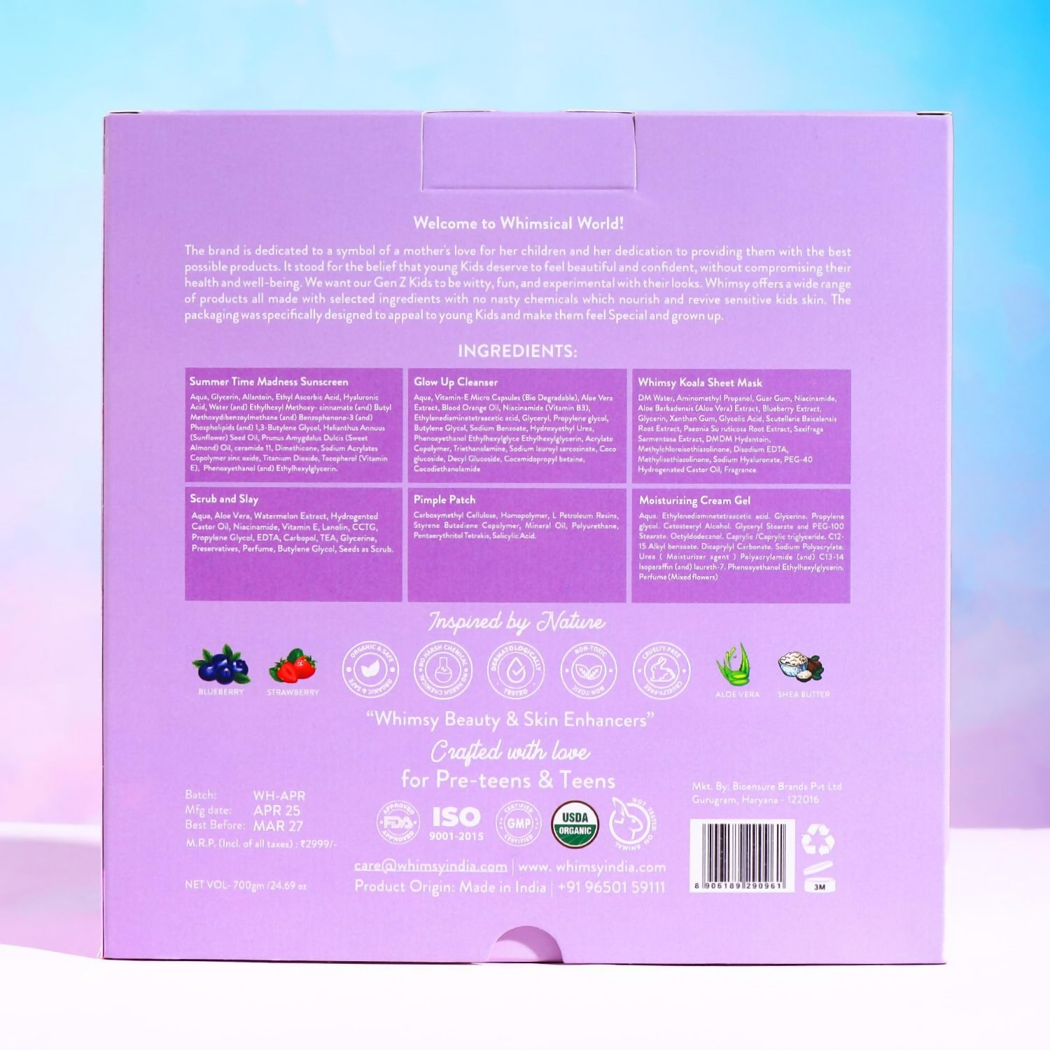 Whimsy Beauty Glowing Skin Essentials Kit | Grocsy