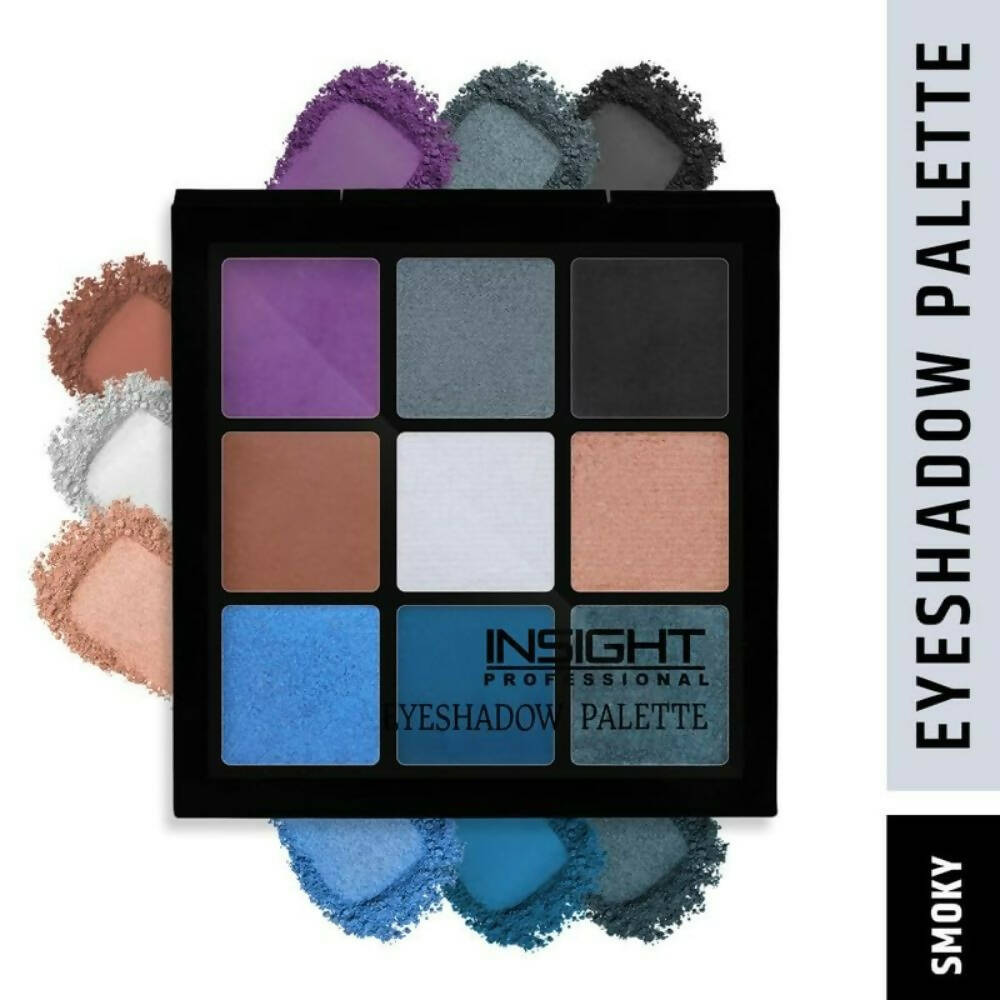 Insight Cosmetics 9 Color Eyeshadow Pallate - Smoky | Grocsy
