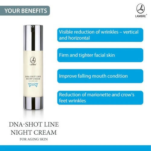 Lambre DNA-Shot Line Anti-Aging Night Cream For Aging Skin | Grocsy