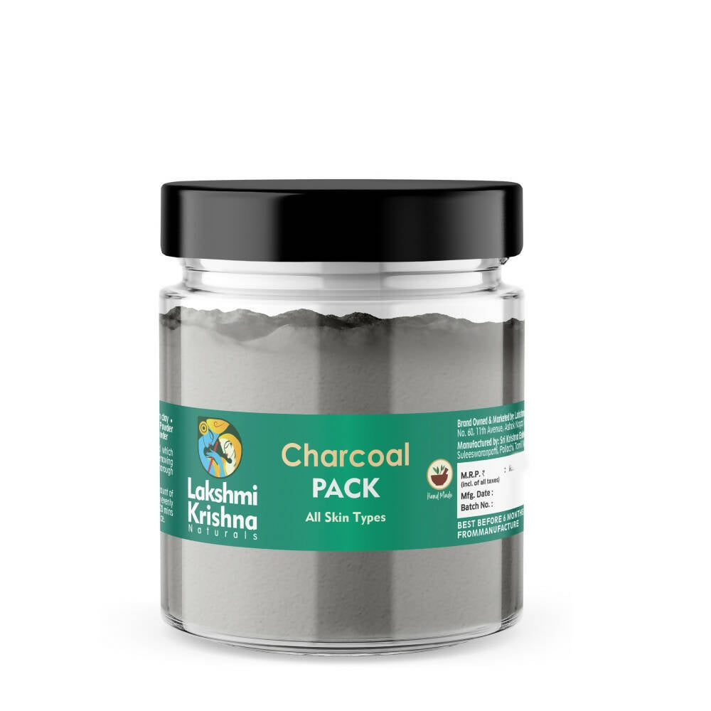 Lakshmi Krishna Naturals Charcoal Face Pack | Grocsy