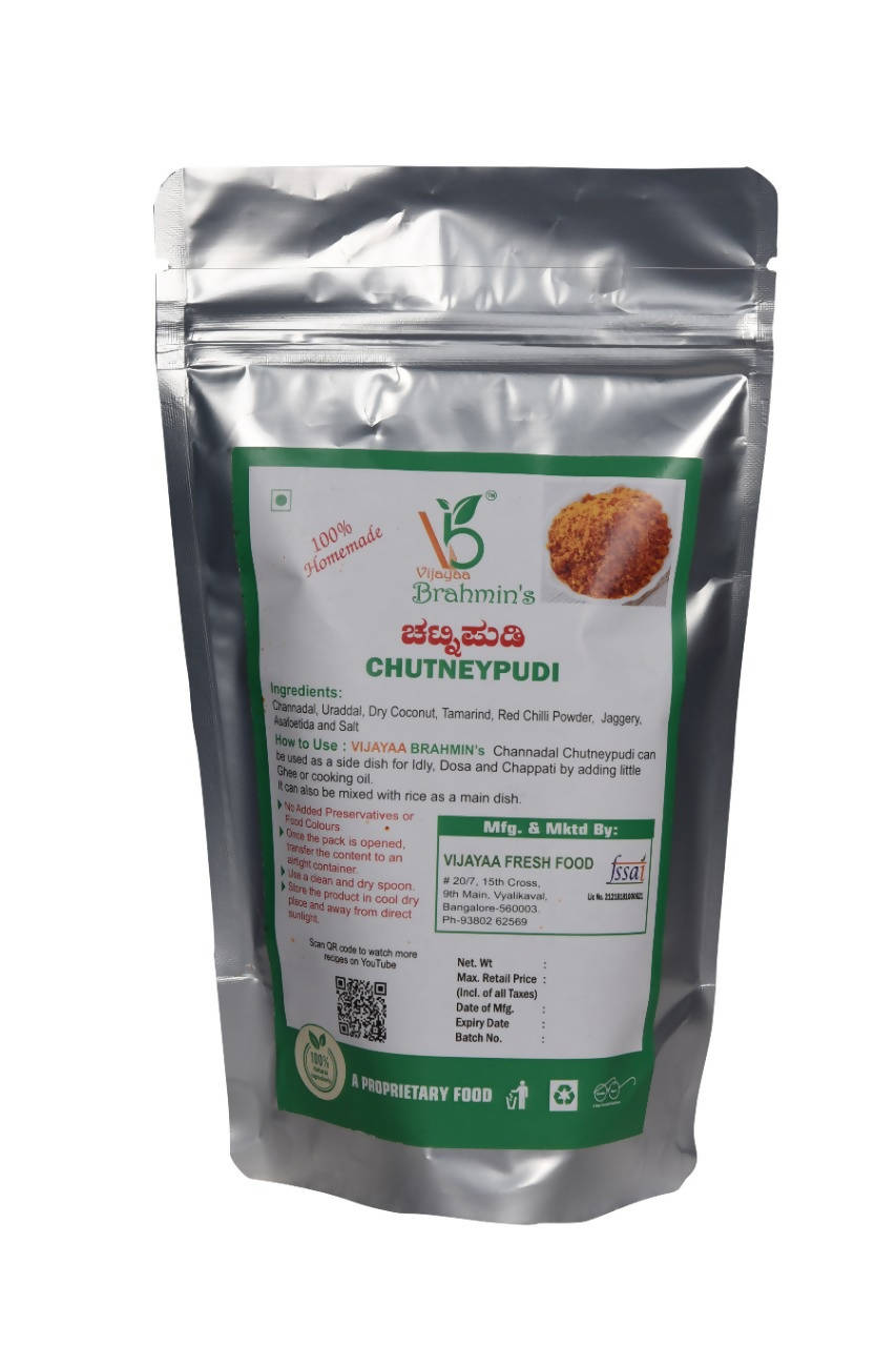 Vijayaa Brahmin's Channadal Chutney Pudi | Grocsy