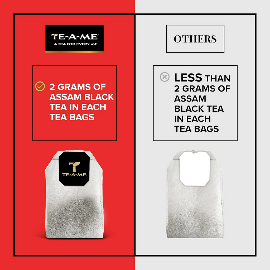 TE-A-ME Classic Assam Black Tea Bags | Grocsy