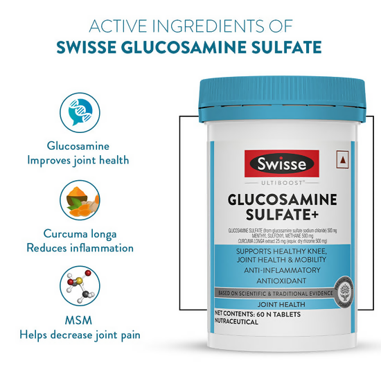 Swisse Glucosamine Sulfate+ Tablets | Grocsy