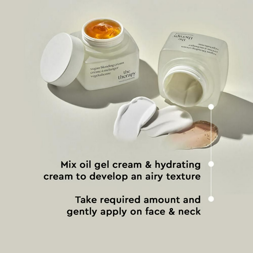 The Face Shop The Therapy Vegan Blending Cream Organic & Vegan 2 In 1 Gel & Cream | Grocsy