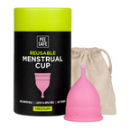 Pee Safe Menstrual Cups For Women With Pouch And Menstrual Cup Wash | Grocsy