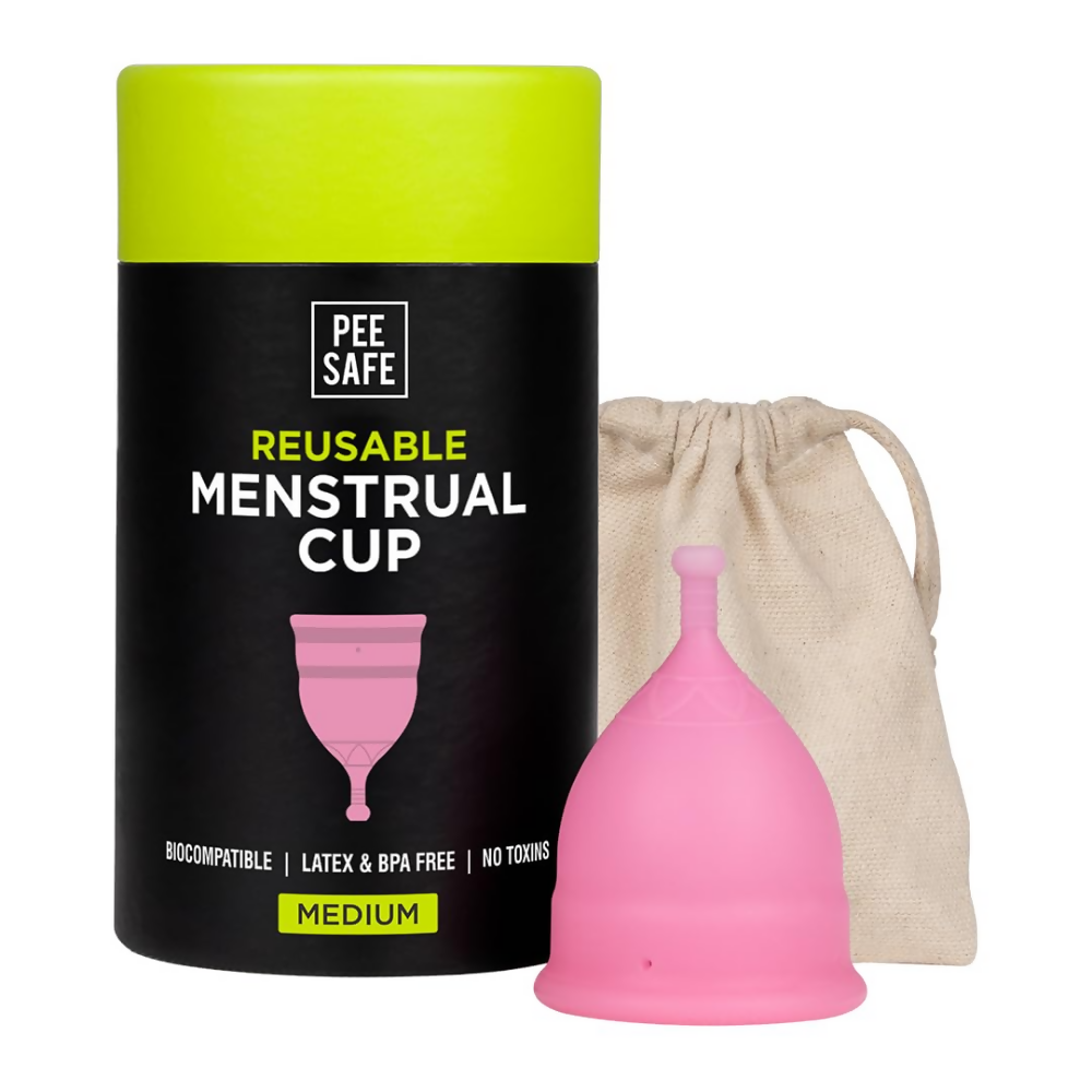Pee Safe Menstrual Cups For Women With Pouch And Menstrual Cup Wash | Grocsy