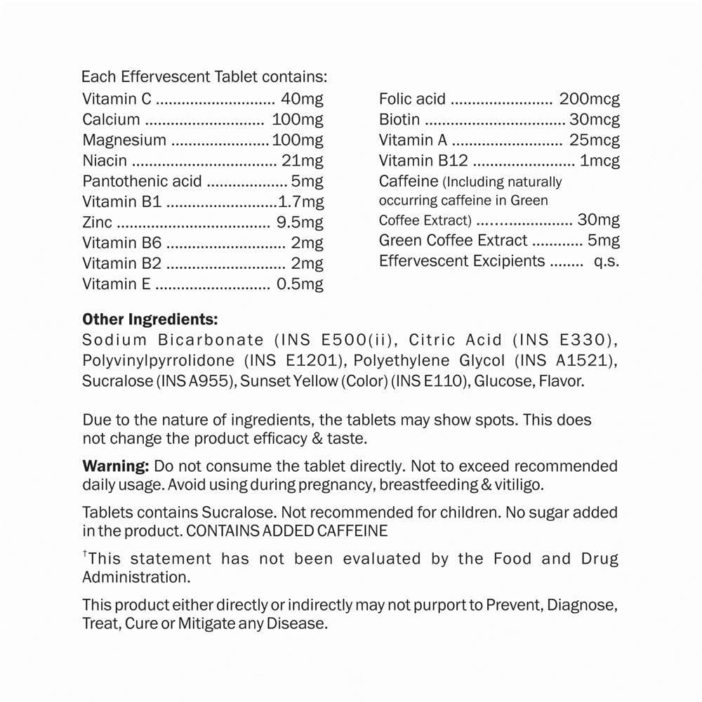 Azafran Actives Green Coffee & Multivitamins Tablets | Grocsy