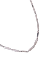 NVR Men Rhodium-Plated Stainless Steel Bohemian Chain | Grocsy