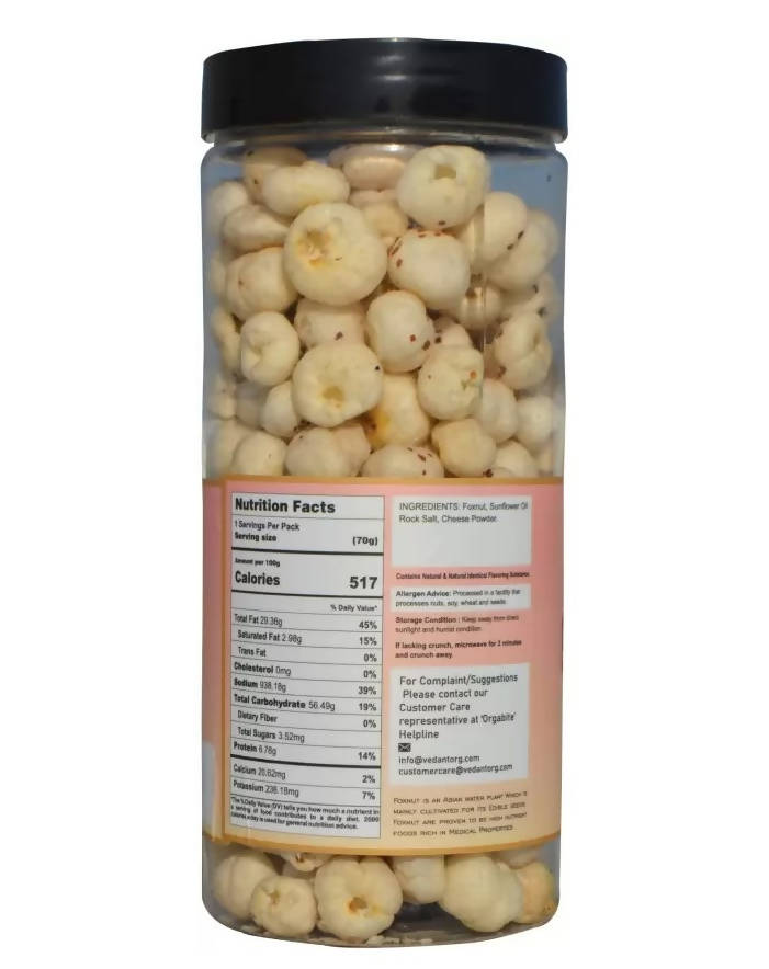 Orgabite Roasted Foxnuts Salty & Creamy | Grocsy