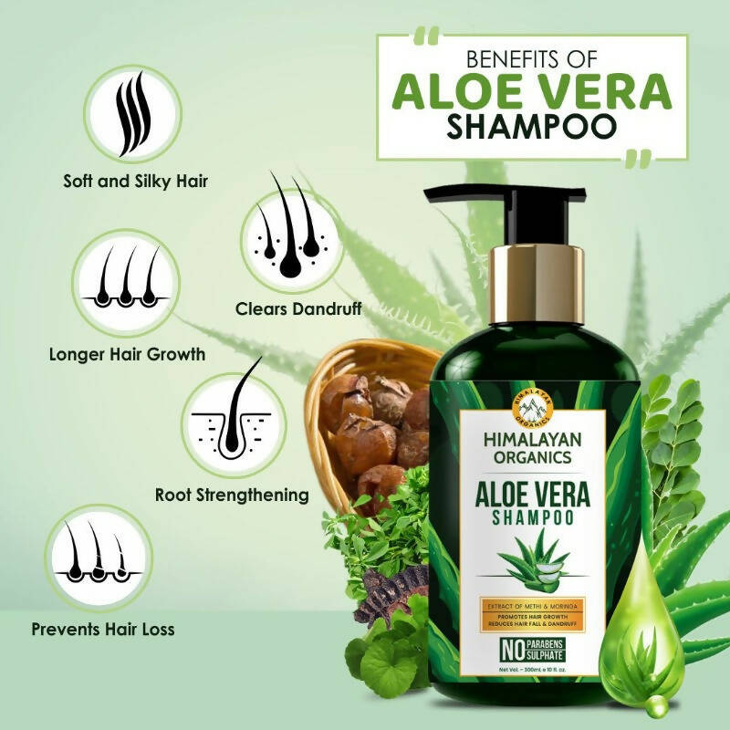 Himalayan Organics Aloe Vera Shampoo | Grocsy