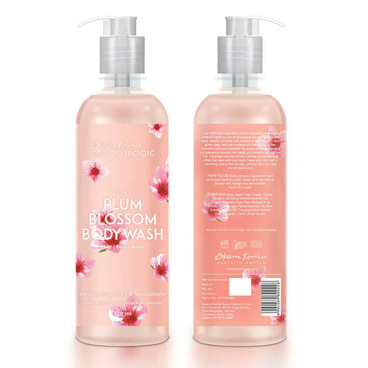 Blossom Kochhar Aroma Magic 3In1 Plum Blossom Bodywash | Grocsy