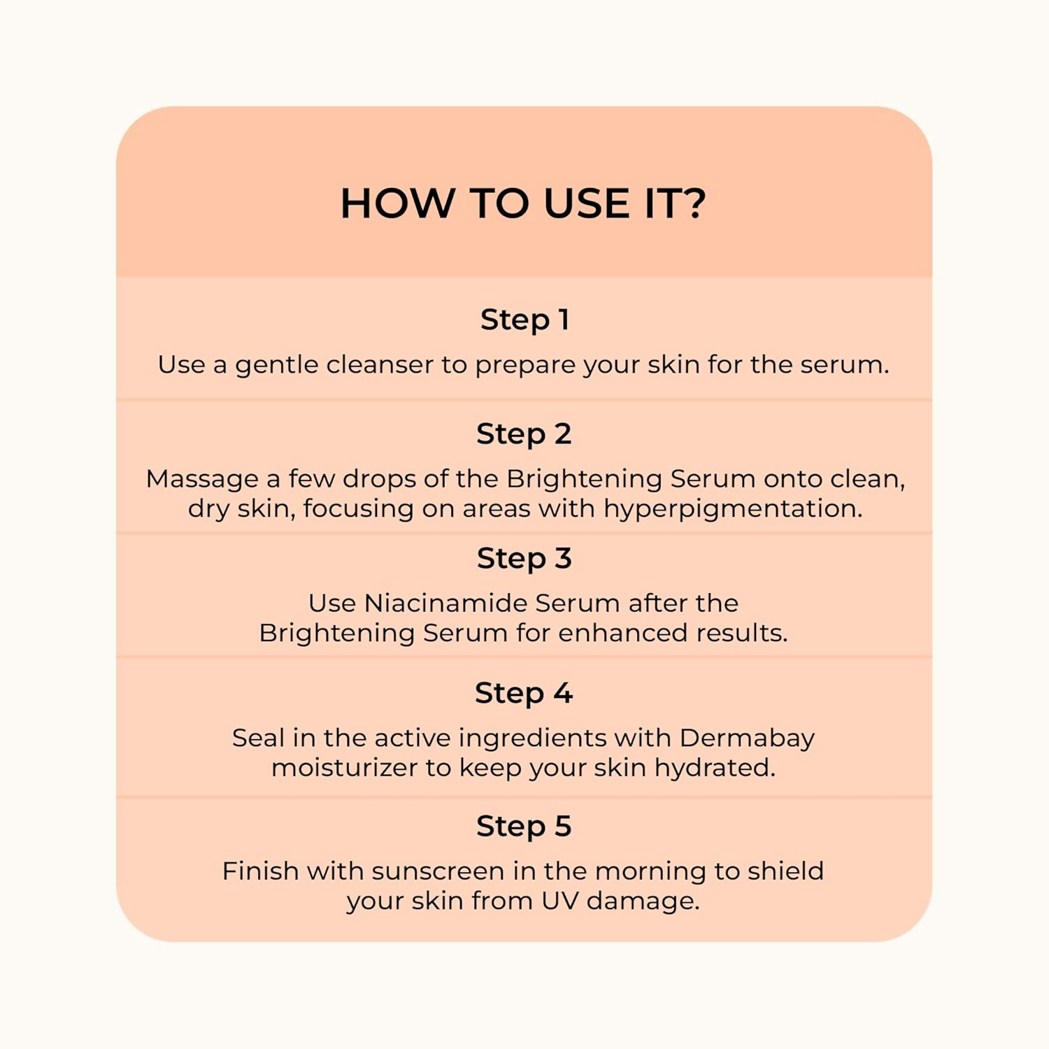 Dermabay Skin Brightening Face Serum With Kojic Acid & Alpha Arbutin | Grocsy