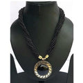MS Fashion India Latest Design Black Color Beaded Necklace For Women | Grocsy