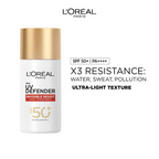 L'Oreal Paris UV Defender Invisible Resist Daily Sunscreen SPF 50+ PA++++ | Grocsy