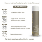 Perenne Sulphate Free Clarifying Anti Dandruff Shampoo | Grocsy