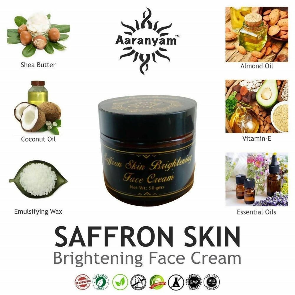 Aaranyam Saffron Skin Brightening Face Cream | Grocsy