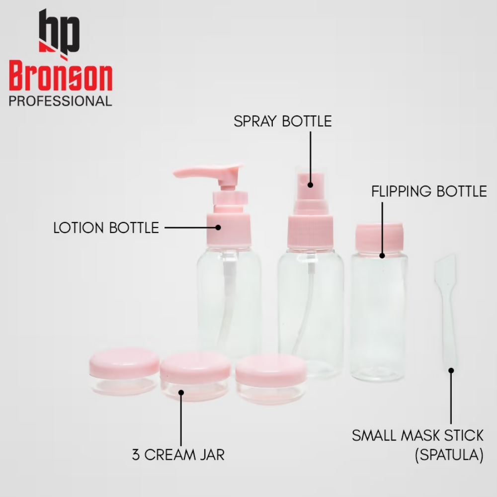 Bronson Professional 6Pc Travel Bottles And Travel Essentials | Grocsy