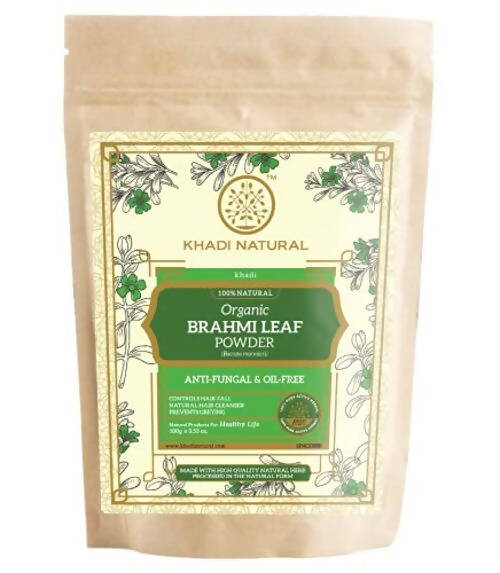 Khadi Natural Organic Brahmi Leaf Powder | Grocsy