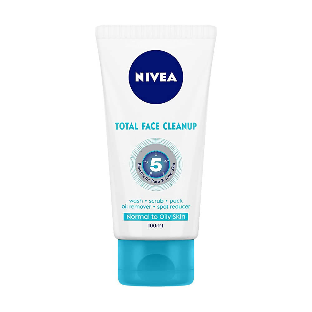 Nivea Total Face Cleanup Face Wash for Women | Grocsy