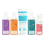 Tiny Mighty Kids Body Wash, Body Foam Wash, Body Lotion, Shampoo & Hair Oil Combo | Grocsy