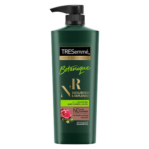 TRESemme Botanique NR Nourish & Replenish Shampoo With Olive & Camellia Oil for Frizz Control & Hair Growth| Paraben Free| Smoothens Dry | Grocsy