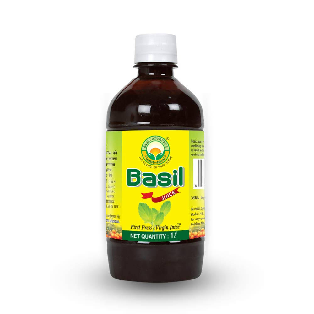 Basic Ayurveda Basil Tulsi Juice | Grocsy
