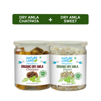Nature Land Organics Dry Amla Chatpata+Dry Amla Sweet | Grocsy
