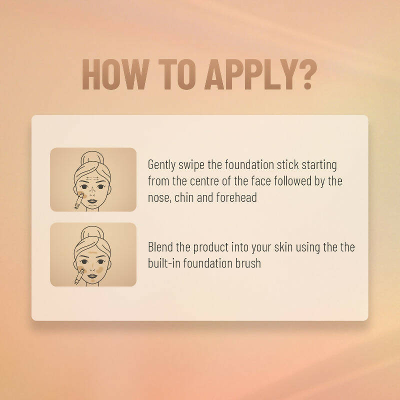 Swiss Beauty Cover & Blend Stick Foundation - 06 Sandalwood | Grocsy