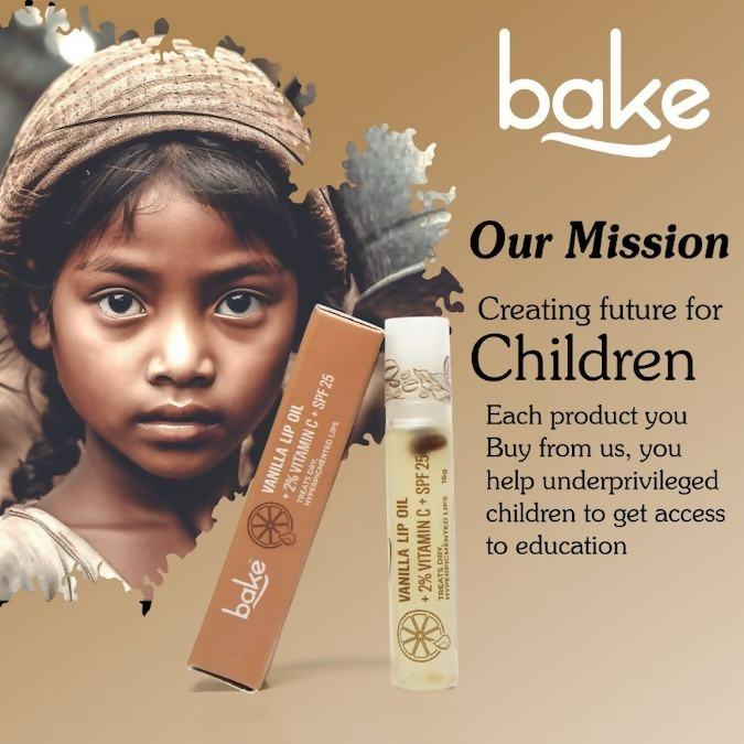 Bake 2% Vitamin C Vanilla Lip Oil Spf 25 Pa+++ | Grocsy