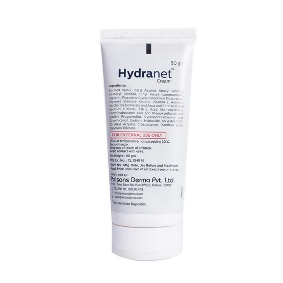 Hydranet Cream, Oil-Free, Hypoallergenic & Non-Comedogenic | Grocsy